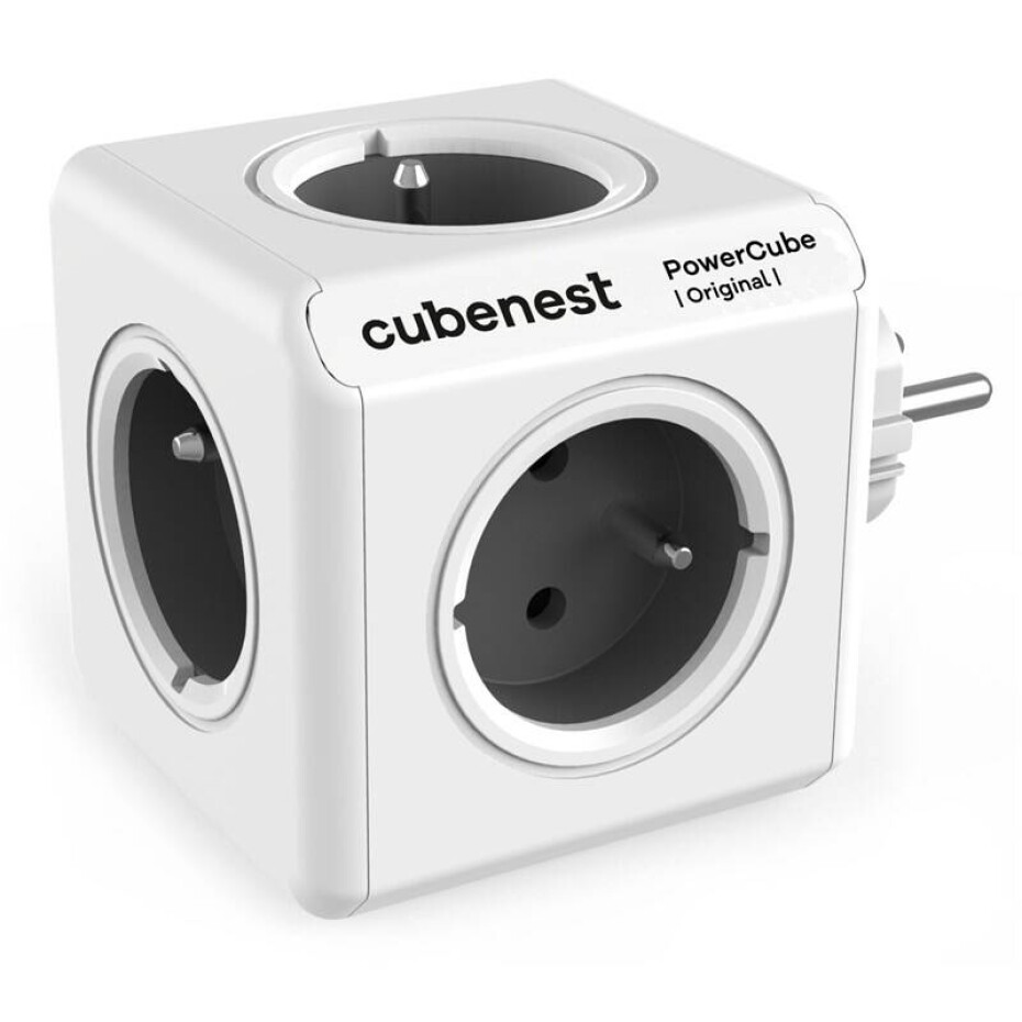 CubeNest Powercube Original, 5x zásuvka (PC120GY) šedá/bílá - main (0)