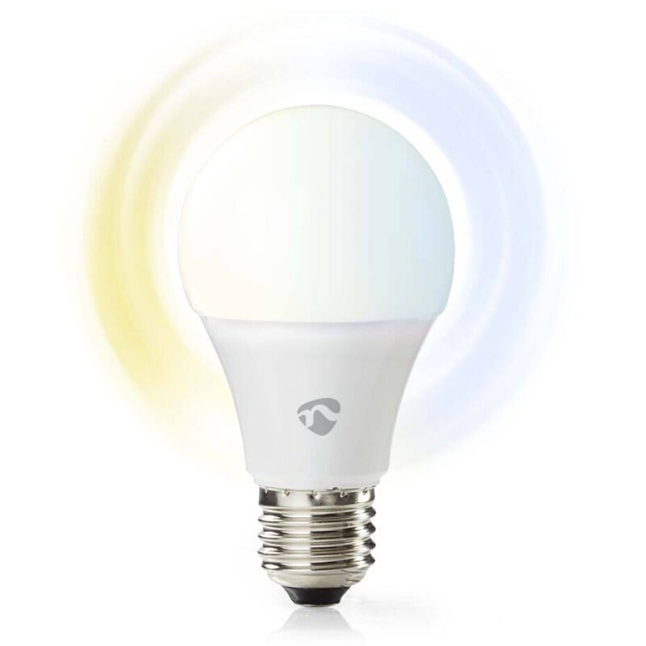 Nedis SmartLife klasik, Wi-Fi, E27, 806 lm, 9 W, Teplá - studená bílá (WIFILRW10E27) - main (0)