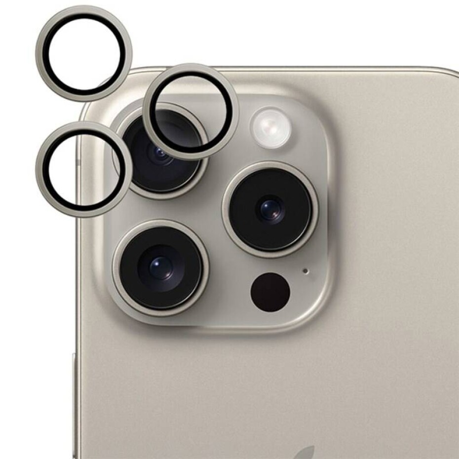 Epico Aluminium Lens Protector na Apple iPhone 15 Pro/15 Pro Max (81312152000001) zlaté - main (0)