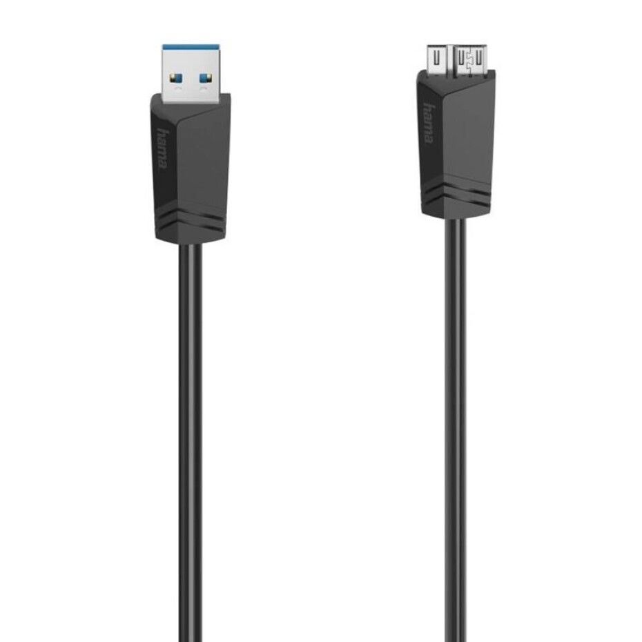 Hama USB-A / USB 3.0 micro-B, 0,75 m (200626) černý - main (0)