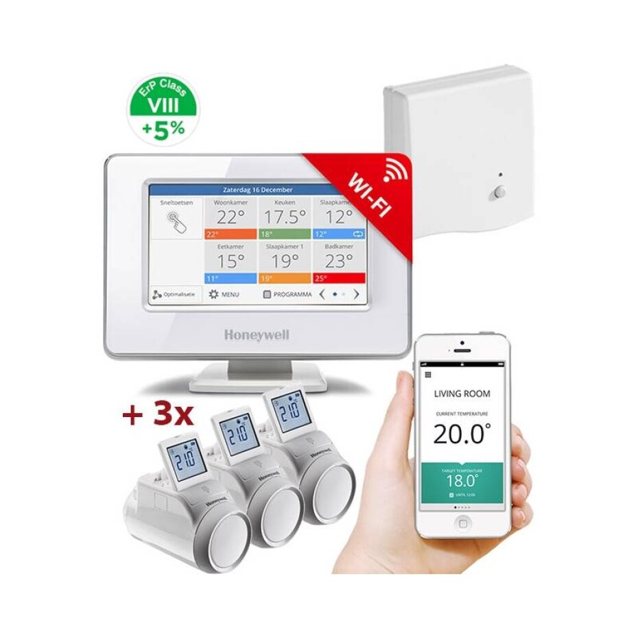 Honeywell Evohome Starter Set 3 pro topení (ATP921_EE2) bílé - main (0)