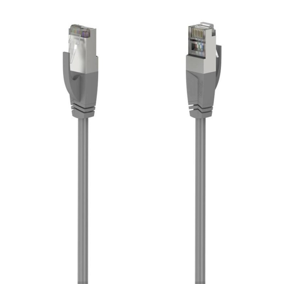 Hama síťový (RJ45), Cat5e, 3m, stíněný (200669) šedý - main (0)