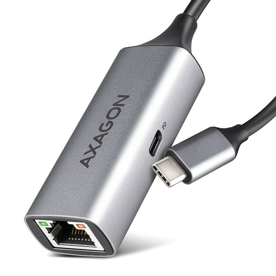 Axagon USB-C 3.2 Gen 1 - Gigabit Ethernet (ADE-TXPD) šedá - main (0)