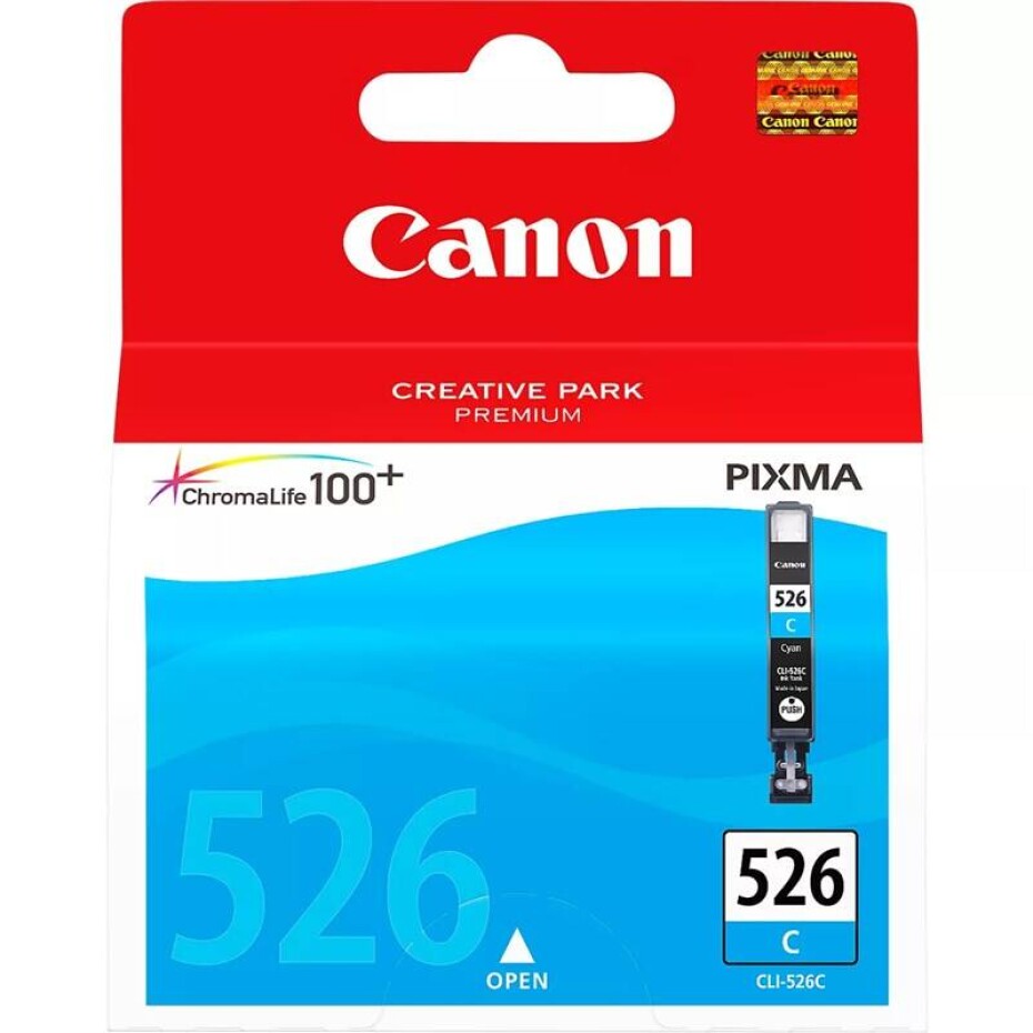 Canon CLI-526C, 450 stran (4541B001) azurová - main (0)