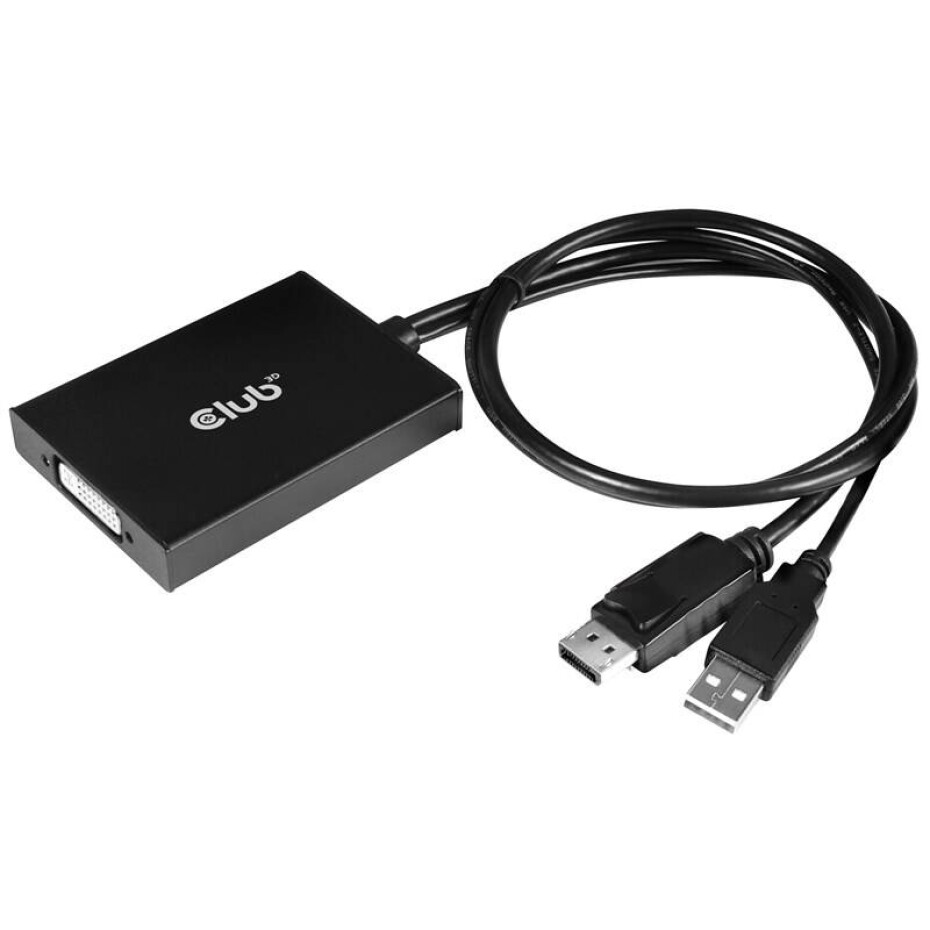 Club3D DisplayPort/Dual Link DVI-D HDCP ON, aktivní, M/F (CAC-1010) černá - main (0)