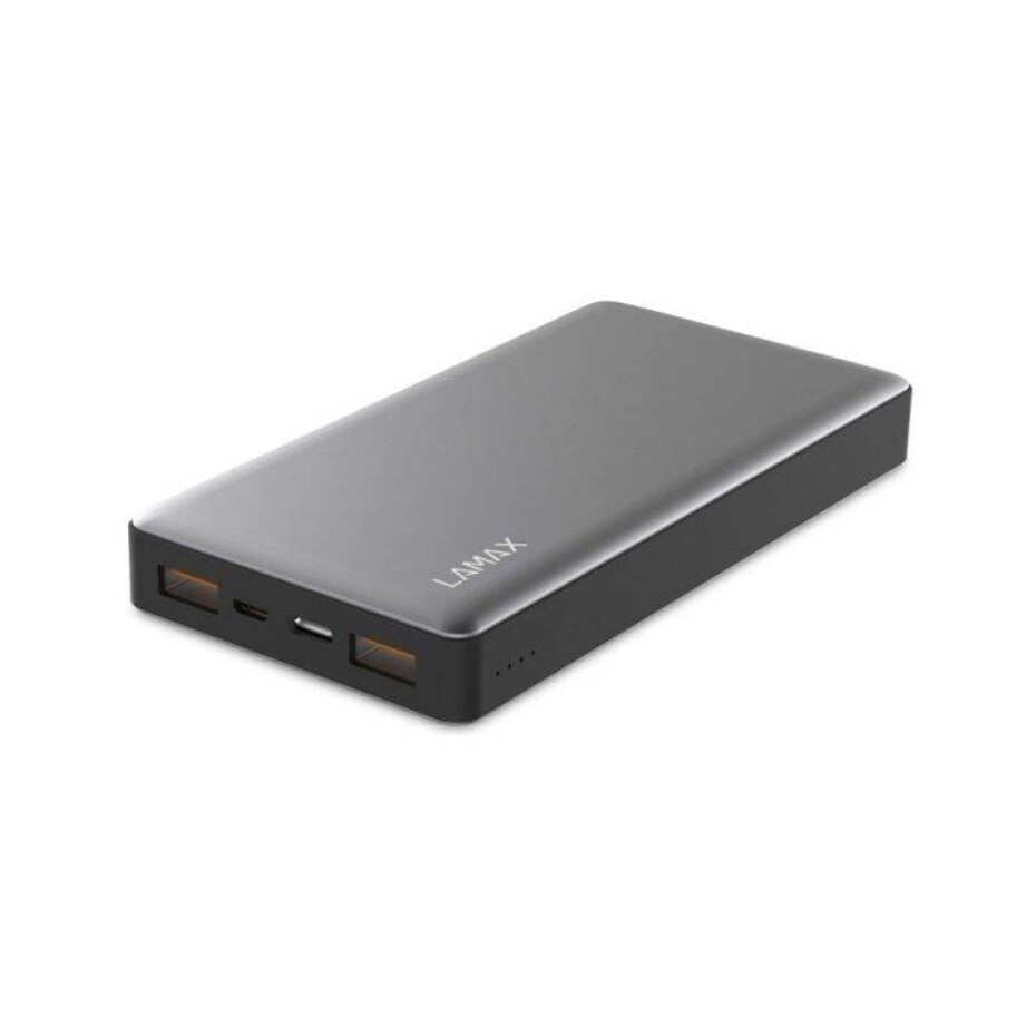 LAMAX 15 000 mAh, USB-C PD, QC 3.0 (LM15000FC) stříbrná - main (0)
