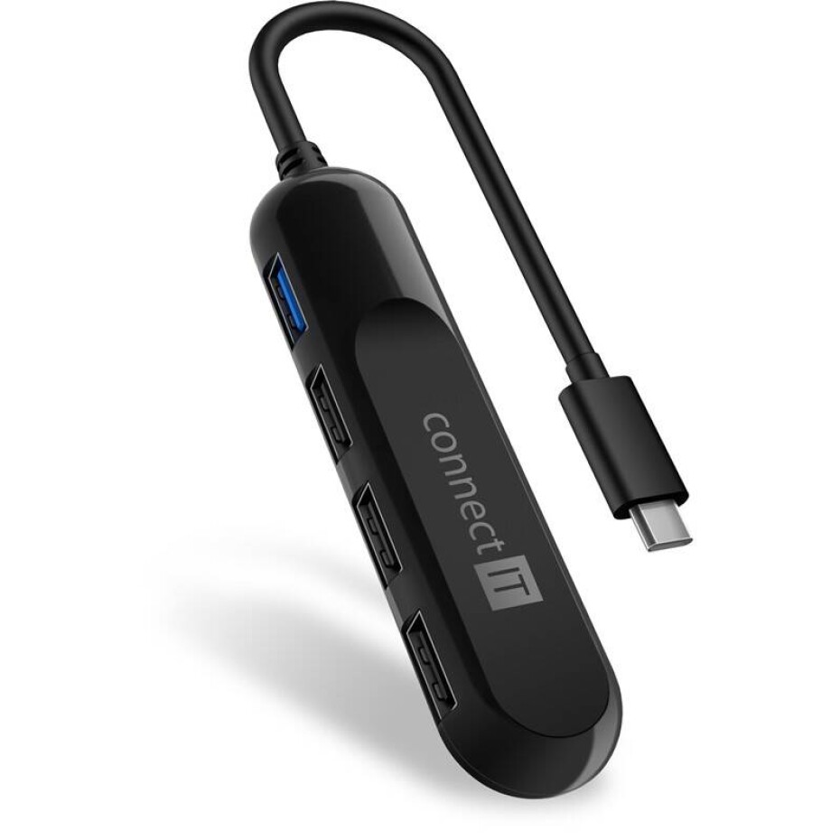Connect IT USB-C/USB 3.2, 3x USB 2.0 (CHU-5000-BK) černý - main (0)
