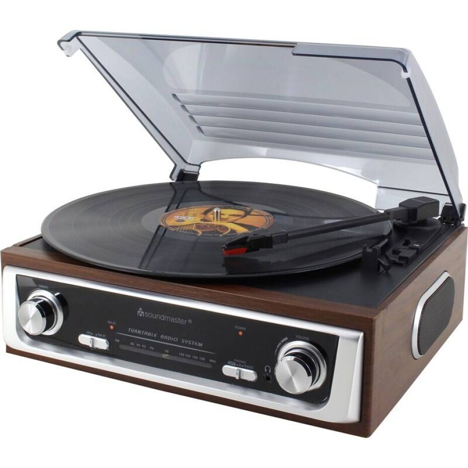 Soundmaster PL196H stříbrný/hnědý - main (0)