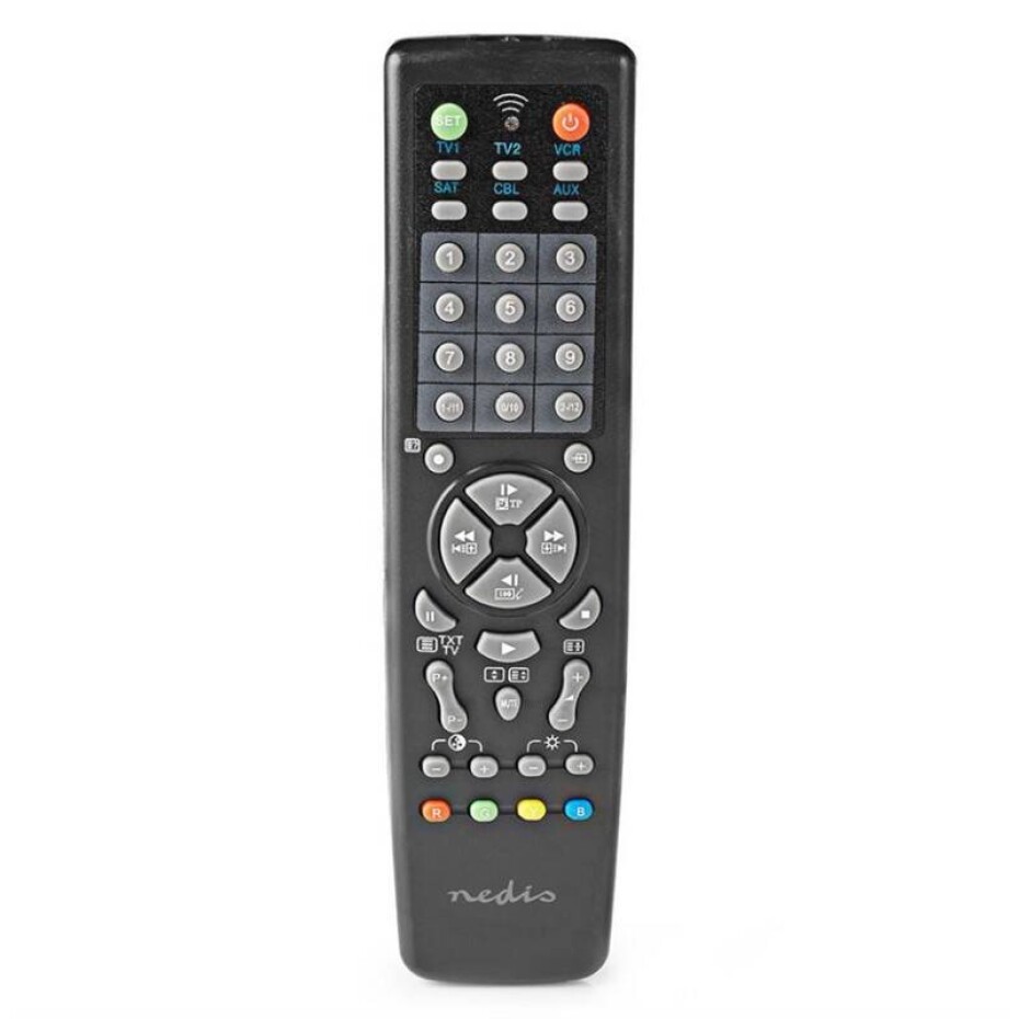 Nedis univerzální 10v1, vhodný pro více než 250 značek (TVRC2200BK) černý - main (0)