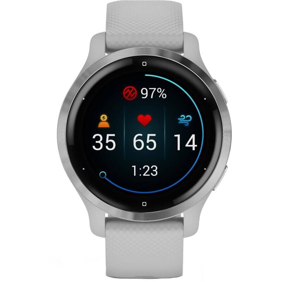 Garmin Venu 2S - Silver/Gray Band (010-02429-12) - main (0)