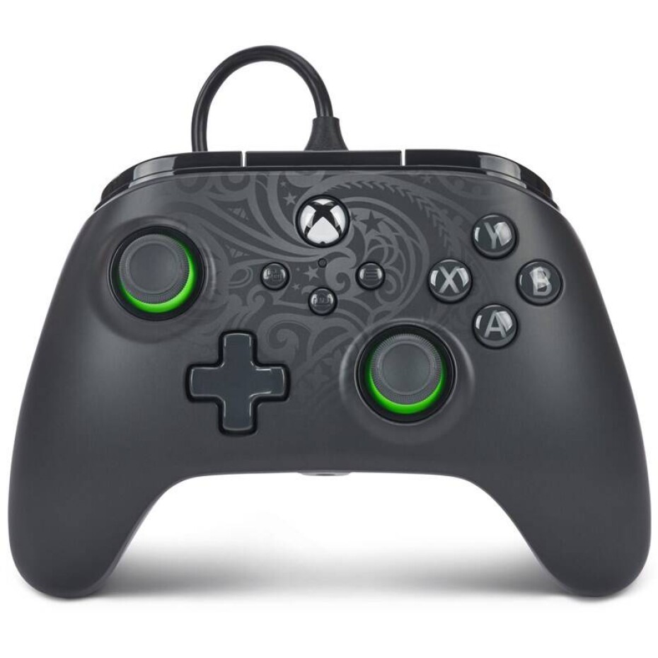 PowerA Advantage Wired pro Xbox Series X|S - Green Hint (XBGP0190-01) - main (0)