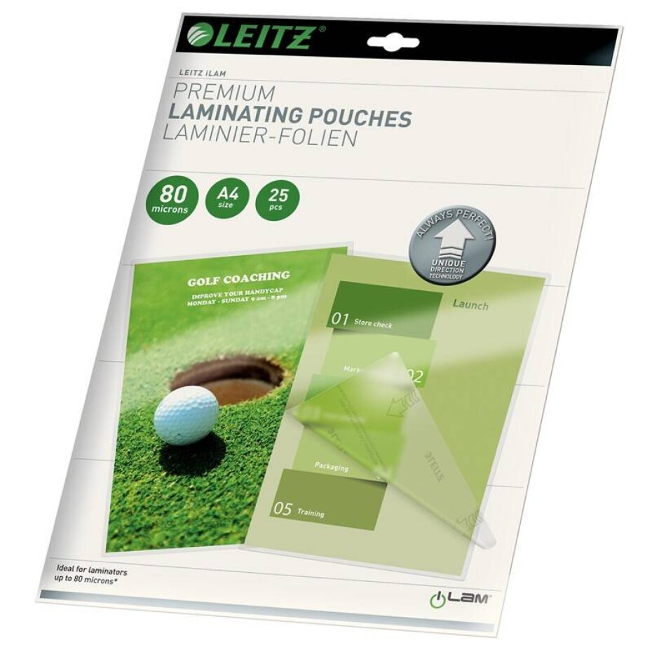 Leitz A4 se směrovací technologií, 80 mic, 25 ks (74790000) - main (0)