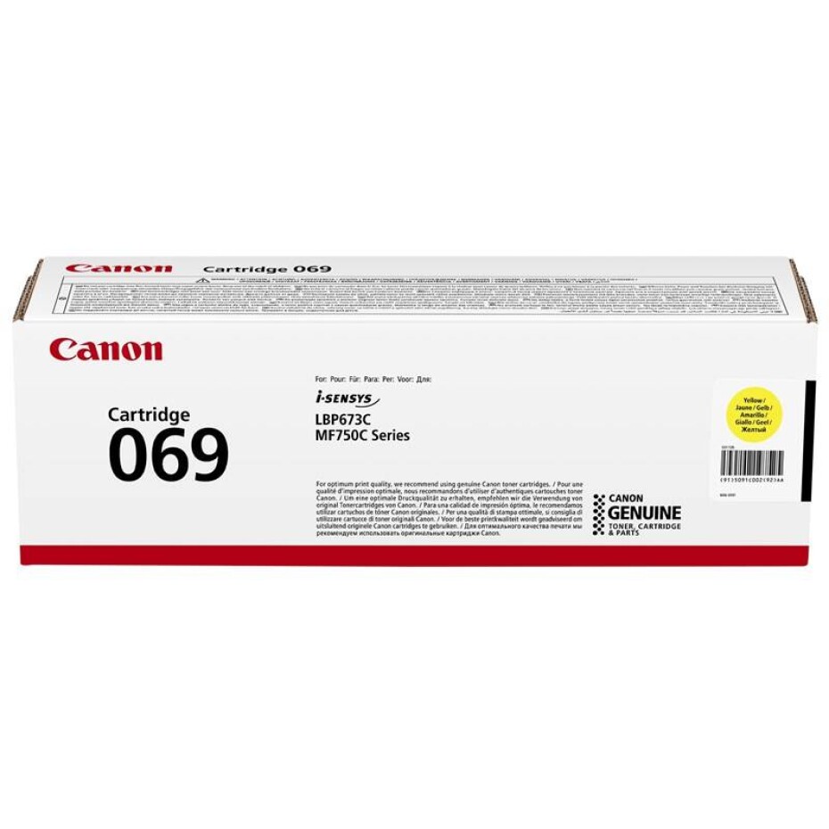 Canon 069Y, 1900 stran (5091C002) žlutý - main (0)
