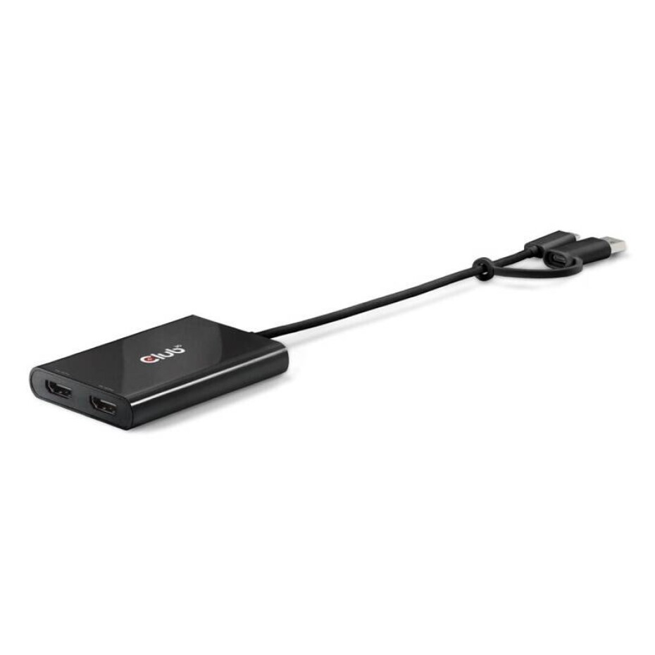Club3D USB na 2xHDMI 2.0, Dual Monitor, 4K60Hz (M/F) (CSV-1475) černý - main (0)