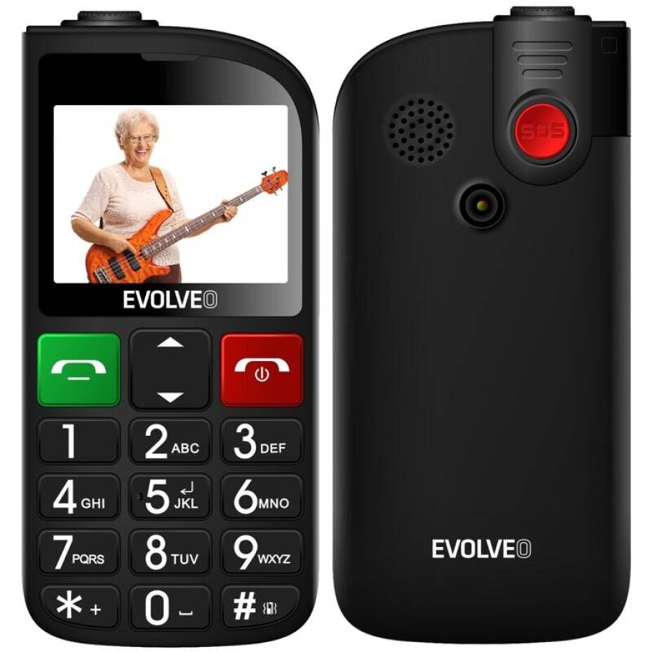 Evolveo EasyPhone FL (EP-801-FLB) černý - main (0)