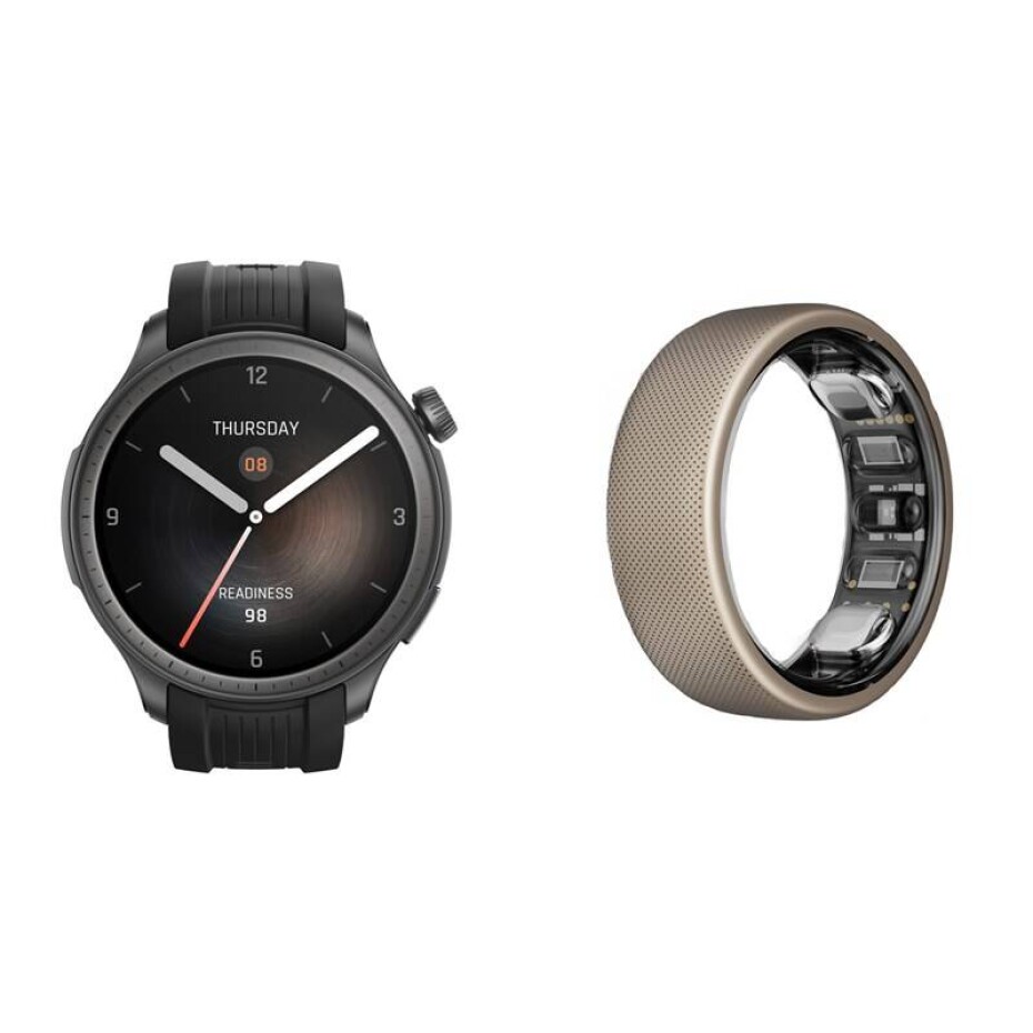 Amazfit Chytré hodinky Amazfit Balance - černé + Chytrý prsten Amazfit Helio Ring vel. 12 - titanium - main (0)