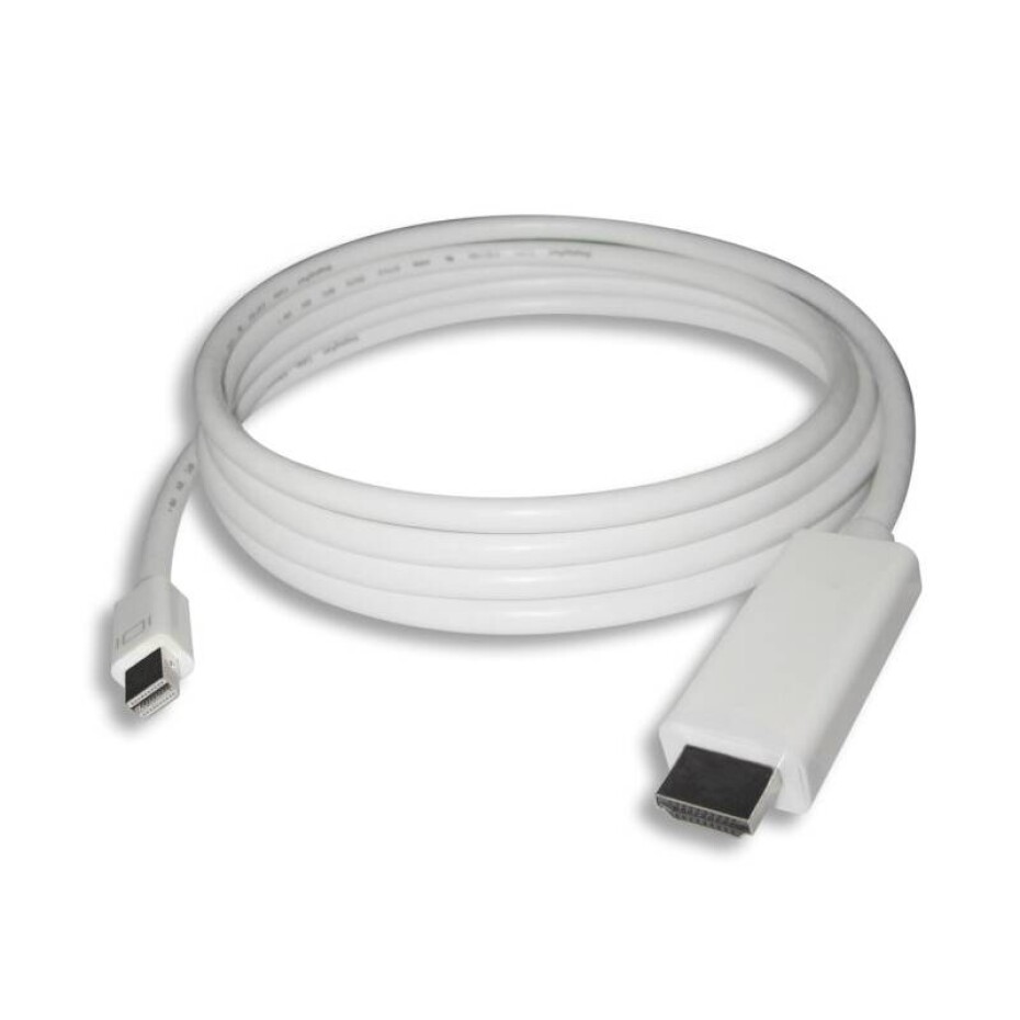 PremiumCord Mini DisplayPort / HDMI, M/M, 1m (kportadmk01-01) bílý - main (0)
