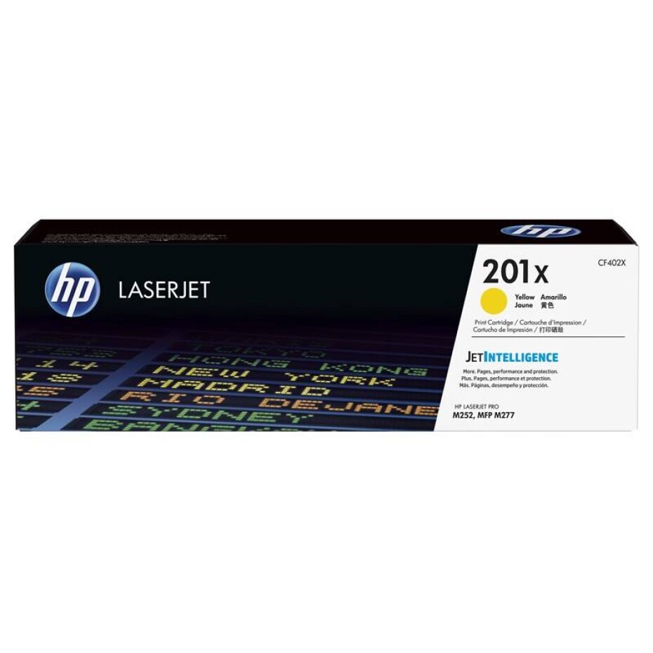 HP 201X, 2 300 stran (CF402X) žlutý - main (0)