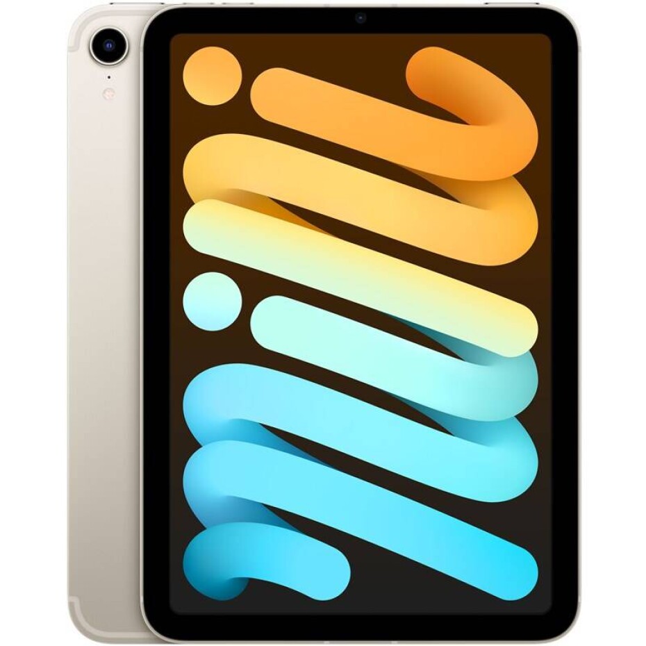 Apple iPad mini (2021) Wi-Fi + Cellular 64GB - Starlight (MK8C3FD/A) - main (0)