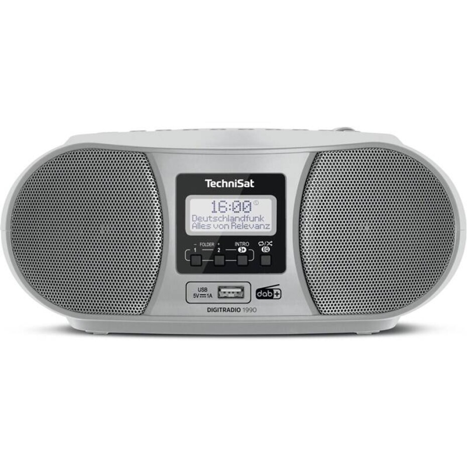 Radiopřijímač DAB+/CD Technisat DIGITRADIO 1990 stříbrný - main (0)