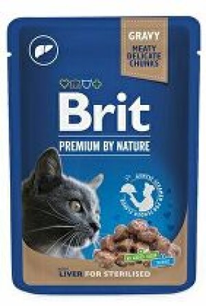 Product detail of Brit Premium Cat kapsa Liver for Sterilised 100g