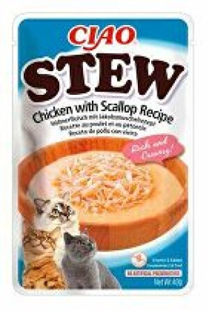 Product detail of Churu Cat CIAO Stew Chicken with Scallop Recipe 40g