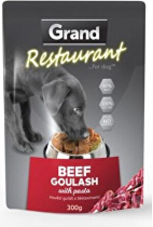 Product detail of GRAND kaps. deluxe pes Restaur. 100% hovězí guláš 300g + Množstevní sleva