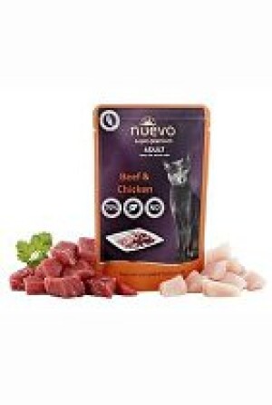 Product detail of Nuevo kočka kuřecí a hovězí kapsa 85g + Množstevní sleva
