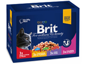 Product detail of Brit Premium Cat kapsa Family Plate 1200g (12x100g)