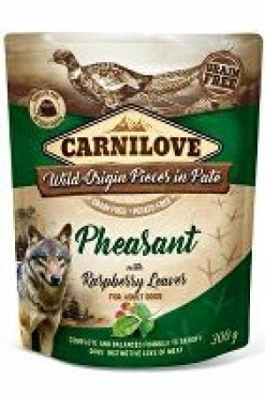 Product detail of Carnilove Dog Pouch Paté Pheasant & Raspberry 300g + Množstevní sleva