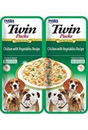 Product detail of Churu Dog Twin Packs Chick & Veg. in Broth 80g