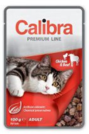 Product detail of Calibra Cat  kapsa Premium Adult Chicken & Beef 100g