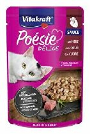 Product detail of Vitakraft Cat Poésie DéliSauce kapsa srdce 85g + Množstevní sleva