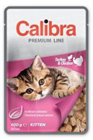 Product detail of Calibra Cat  kapsa Premium Kitten Turkey & Chicken100g
