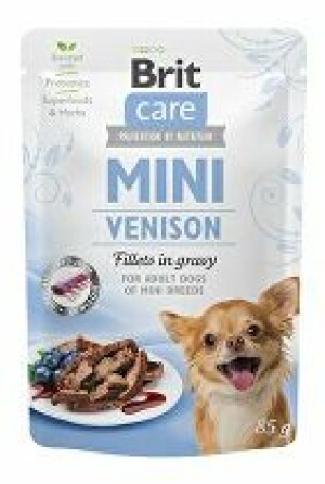 Product detail of Brit Care Dog Mini Venison fillets in gravy 85g + Množstevní sleva