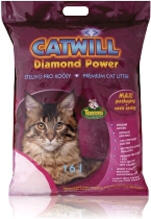 Product detail of Podestýlka Catwill Diamond Power kočka pohlc. pach 16l