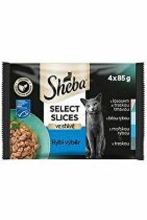 Product detail of Sheba kapsa Rybí šťavnatý výběr 4x85g + Množstevní sleva