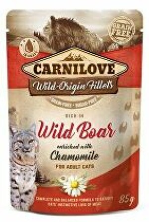 Product detail of Carnilove Cat Pouch Wild Boar & Chamomile 85g + Množstevní sleva