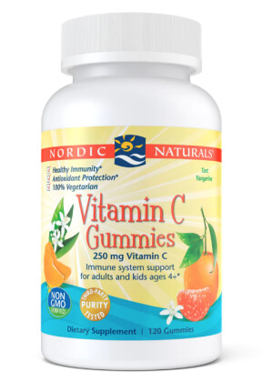 Product detail of Nordic Naturals Vitamin C Gummies (mandarinka), 250 mg, 120 gumových bonbónů