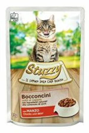 Product detail of Stuzzy Cat kapsa Adult kousky hovězího 85G + Množstevní sleva