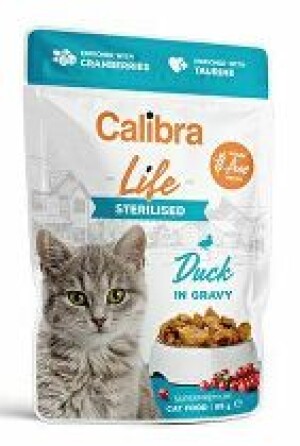 Product detail of Calibra Cat Life kapsa Sterilised Duck in gravy 85g