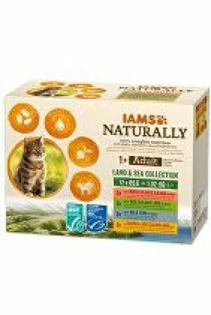 Product detail of Iams Cat mix masa v omáčce pack 12x85g + Množstevní sleva