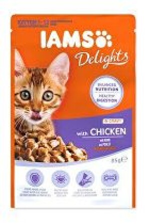 Product detail of Iams Cat Mačiatko Kura v omáčke vrecko 85g + Množstevní sleva