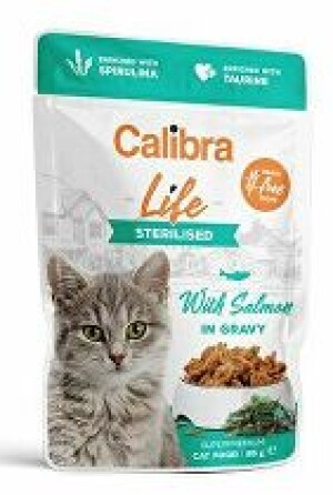 Product detail of Calibra Cat Life kapsa Sterilised Salmon in gravy 85g