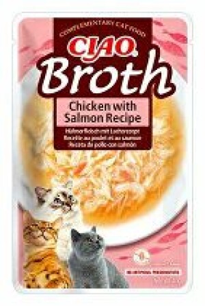 Product detail of Churu Cat CIAO Broth Chicken with Salmon Recipe 40g