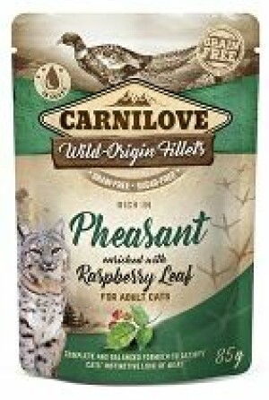 Product detail of Carnilove Cat Pouch Pheasant & Raspberry Leaves 85g + Množstevní sleva