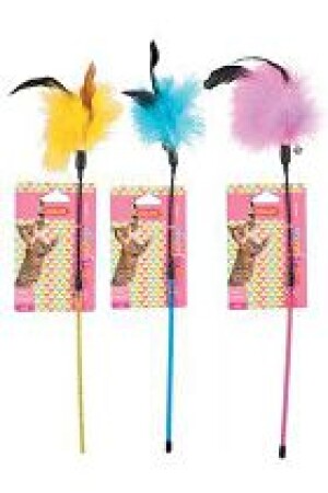 Product detail of Hračka kočka udice Feather Duster mix barev Zolux