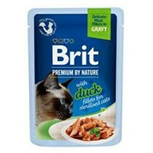 Product detail of Brit Premium Cat D Fillets Gravy Duck Sterilised 85g