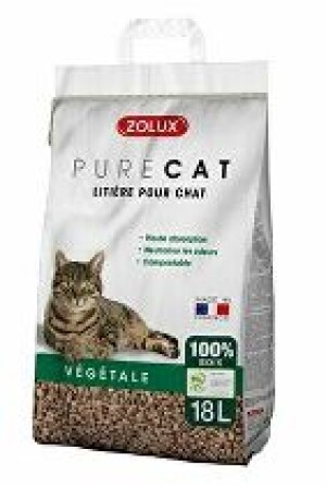 Product detail of Podestýlka PURECAT Wooden Pellets 18l Zolux