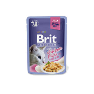 Product detail of Brit Premium Cat D Fillets in Jelly with Chicken 85g